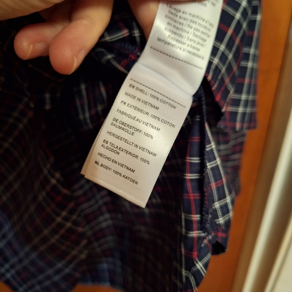 Untuckit For Her Tara  Blouse Ladies 12 Button Down Mock Neck Academia Preppy - Picture 5 of 6